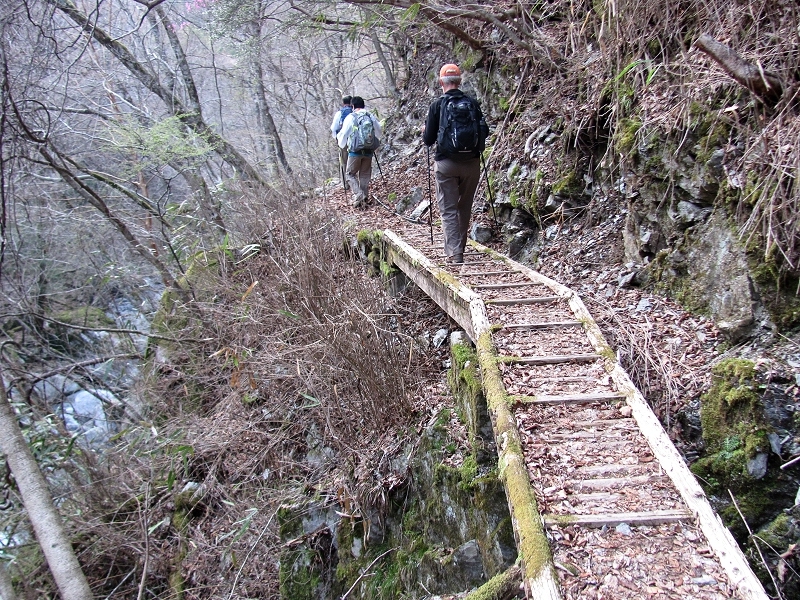 Trail to the Okuiya Nijyu Kazurabashi