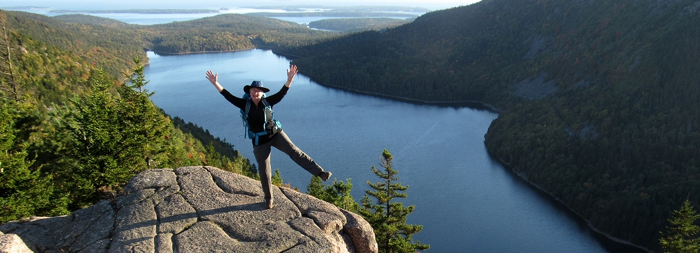 Jordan Pond from the North Bubble, Acadia National Park, Maine