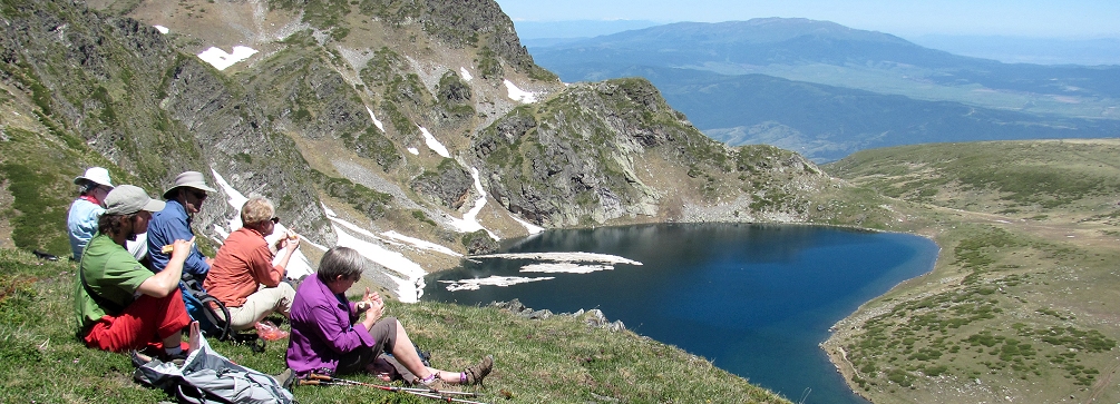 Photo of the Seven Lakes Basin in the Rila Mountains of Bulgaria