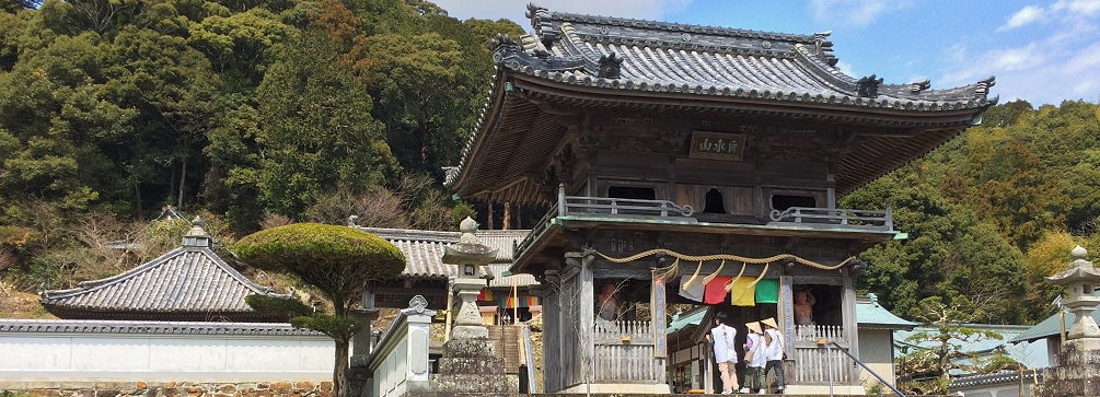 Main gate at Byodoji, Temple 22, Shikoku 88 Temple Pilgrimage, Japan