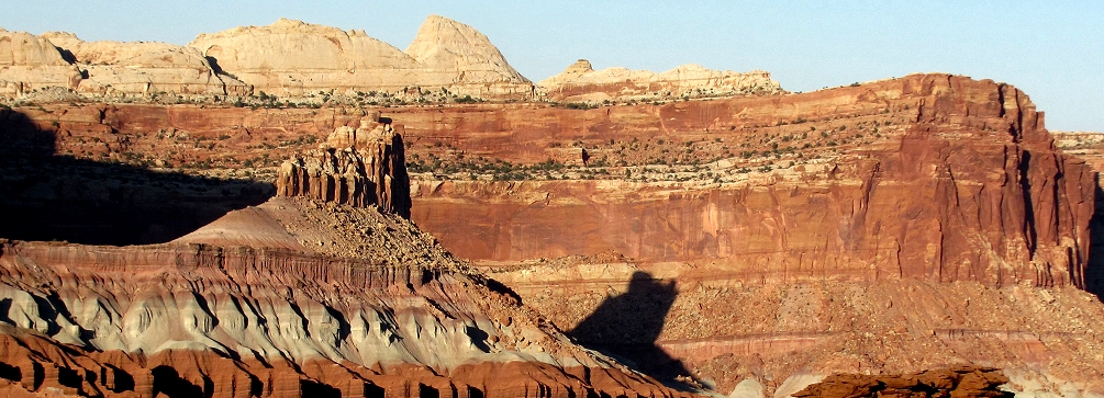 Red rock country - The Castle in Capitol Reef National Park, Utah