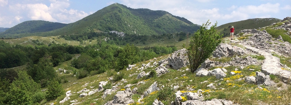 Trail near Kiza, southern Velebit Mountains, Croatia