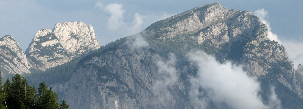 Peaks near Rifugio Vazzoler, Dolomites of Italy