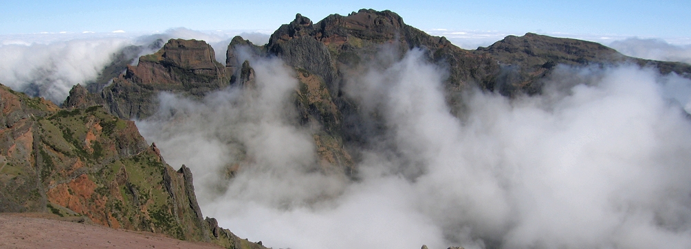 Mountains of Madeira from Pico do Arieiro