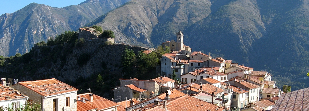 Mountain village of Piene Haute, Maritime Alps, France