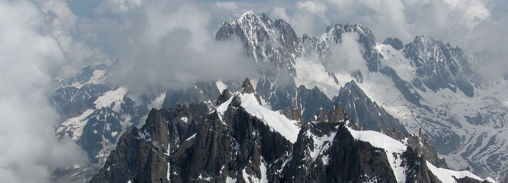 Aiguille de Leschaux, Mont Blanc massif, French Alps