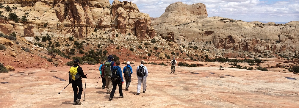 Trail to Navajo Knobs, Capitol Reef National Park, Utah