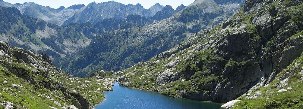 Lacs de l'Embarrats in the Marcadau Valley, Pyrenees of France
