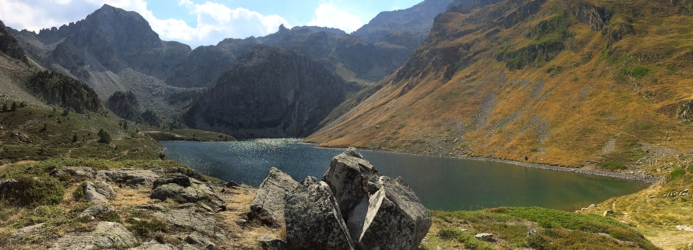 The Ilheou Lake in the Pyrenees of France