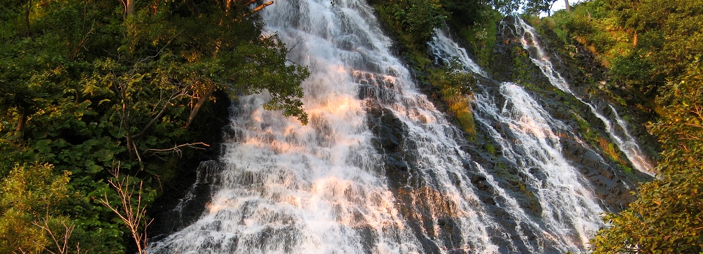 Oshinkoshin Falls, Shiretoko World Heritage area, Hokkaido, Japan