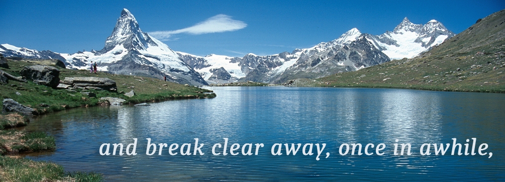 The Matterhorn from the Stellisee (lake) near Zermatt, Swiss Alps