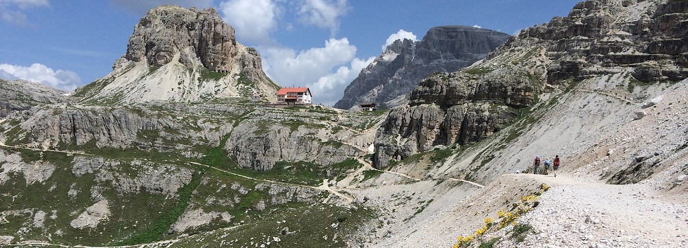 Hiking to Rifugio Locatelli in the Sesto Dolomites of Italy