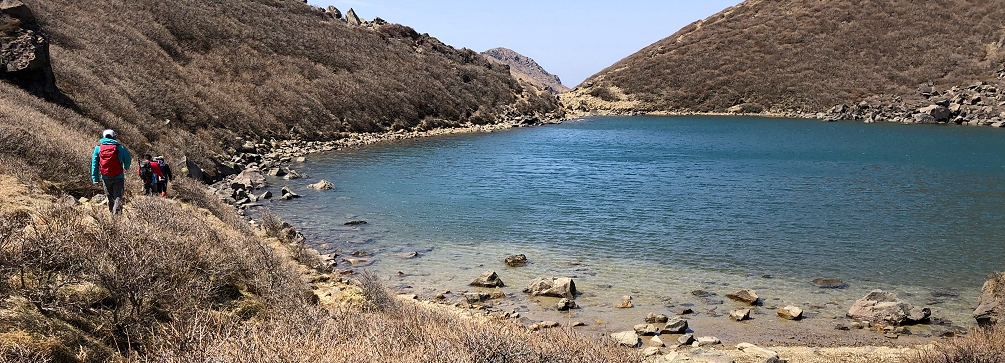 The many-cratered summit of Mount Kuju (Kuju-san) in Aso-Kuju National Park